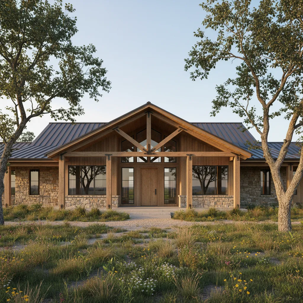 Diseños de casas de campo de una planta