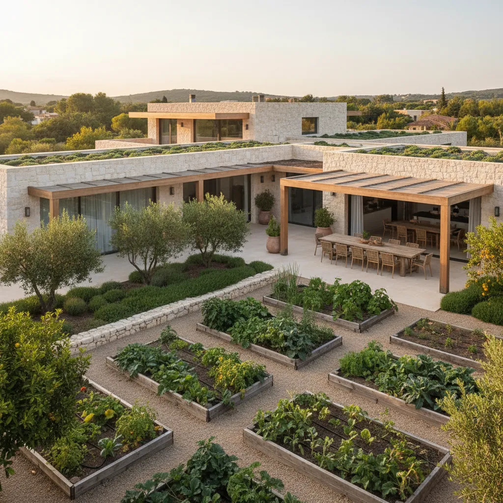 Diseño de casa con huerto eficiente: guía práctica