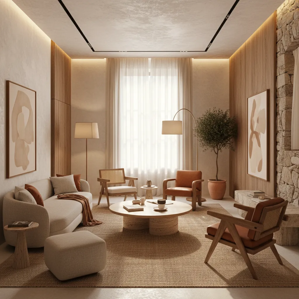 Espacio de interiorismo decorado en una exposición similar a Casa Decor