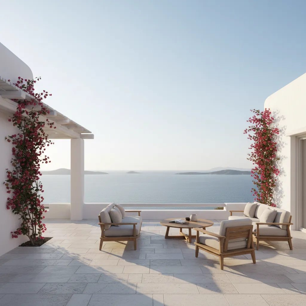 La casa en Grecia de una diseñadora de joyas famosa