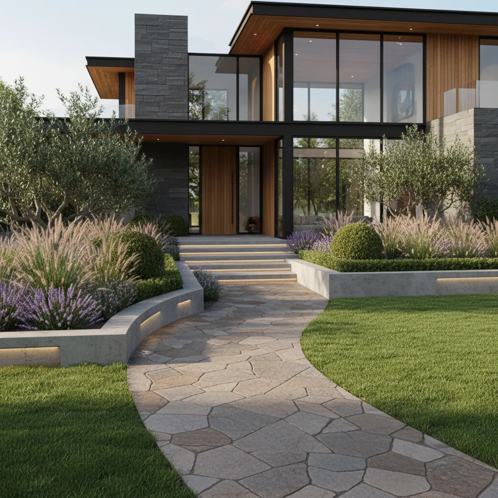 Diseño de casa con jardín enfrente: ideas clave