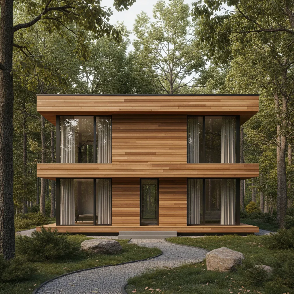 Diseño de casas de madera de dos plantas: guía real