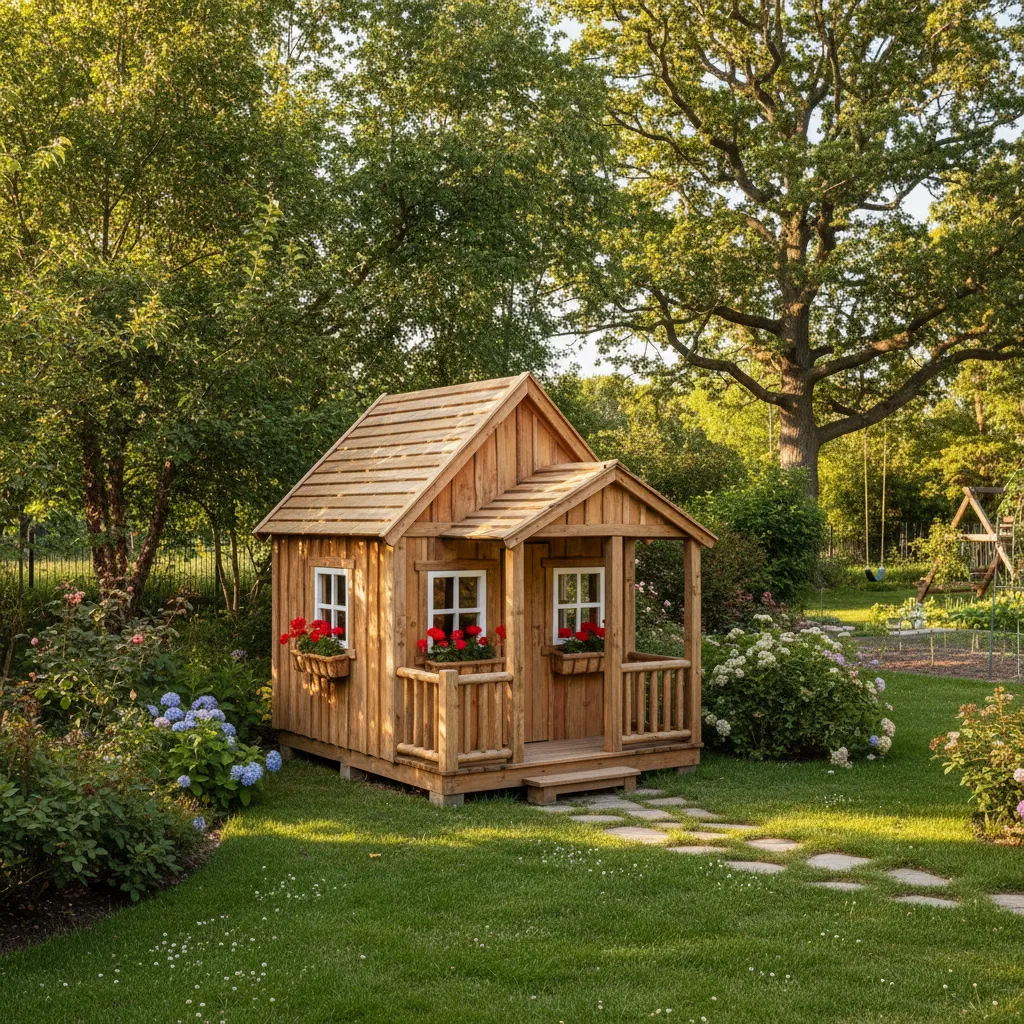 Diseño de casa de madera para niños: guía práctica