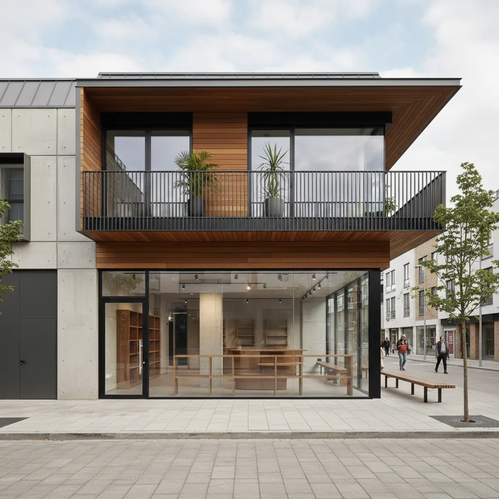Diseño de casa con negocios abajo: guía práctica