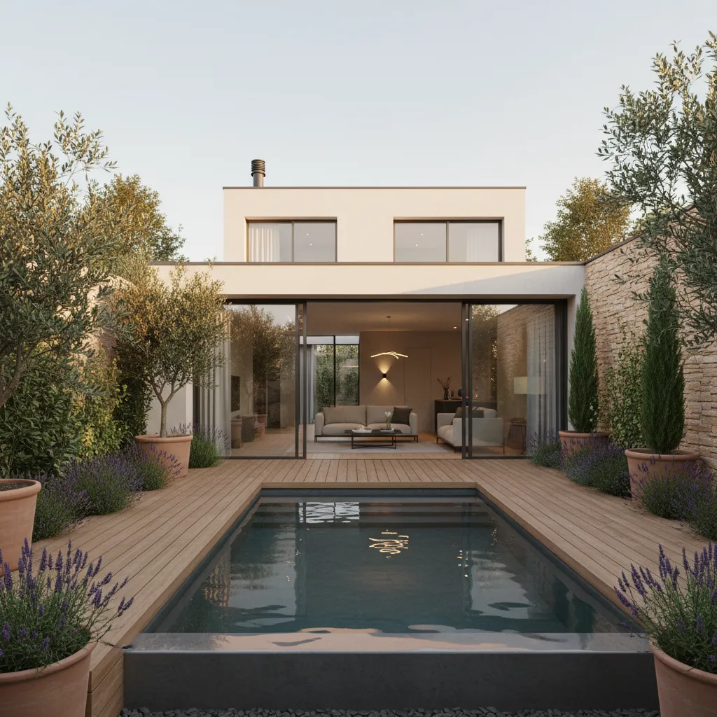 Diseño de casa con piscina pequeña: ideas que sí funcionan