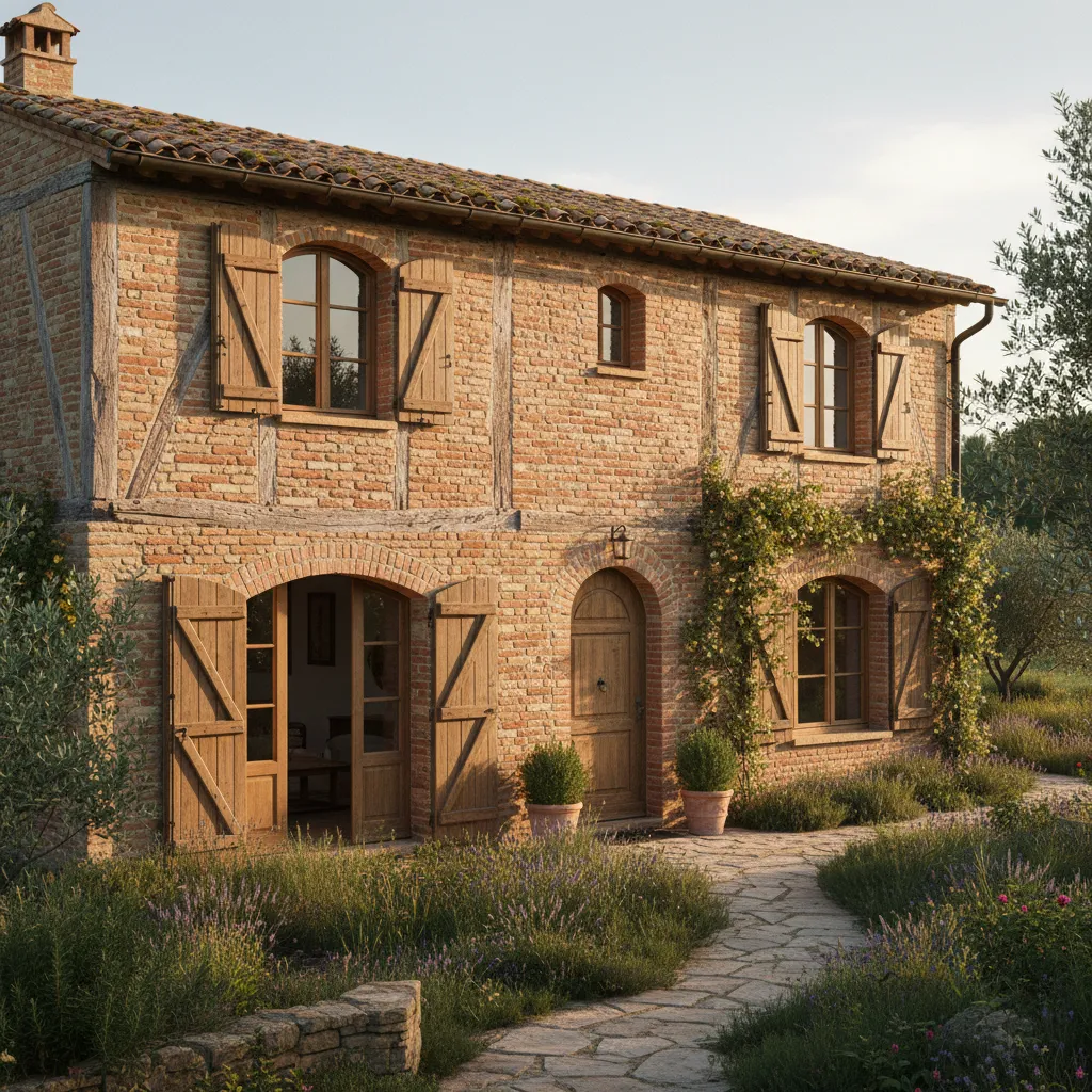 Diseño de casas rústicas de ladrillo: ideas y claves
