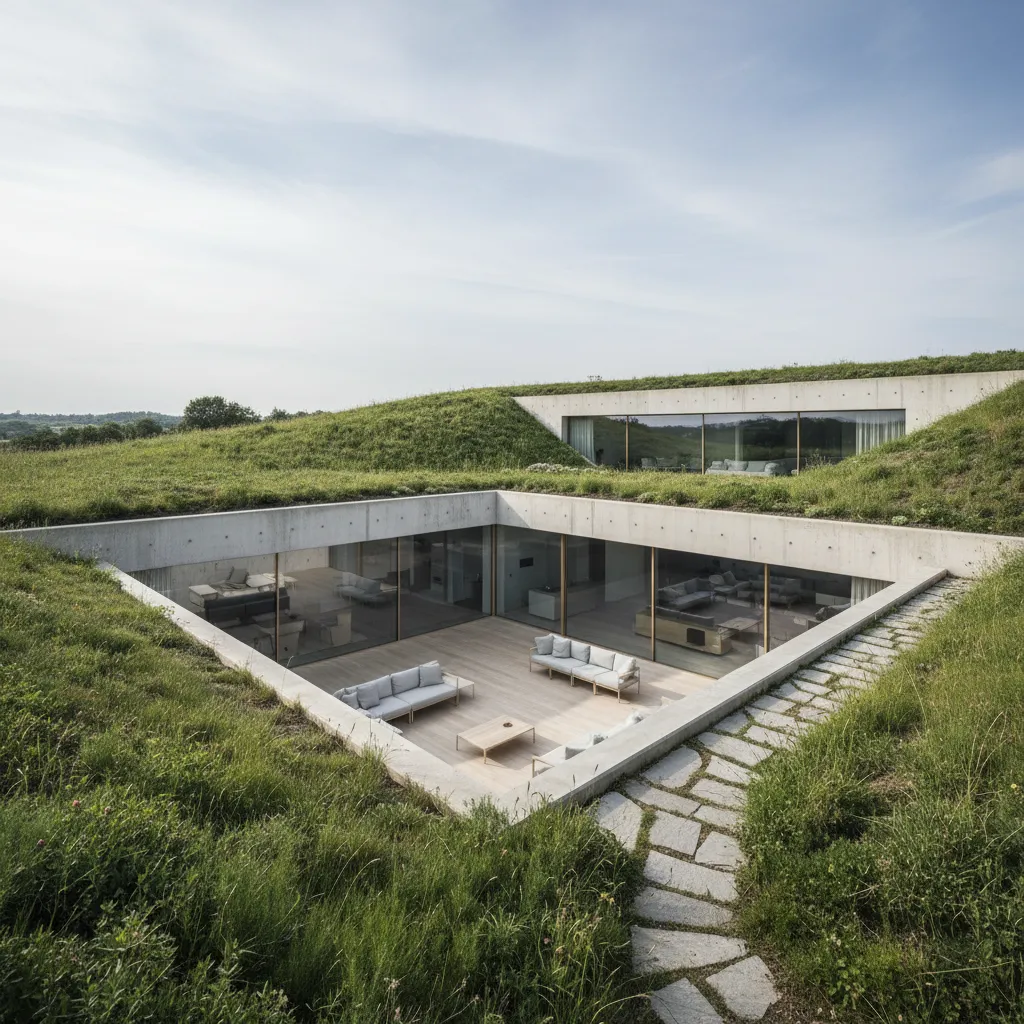 Casa subterránea de diseño: guía realista
