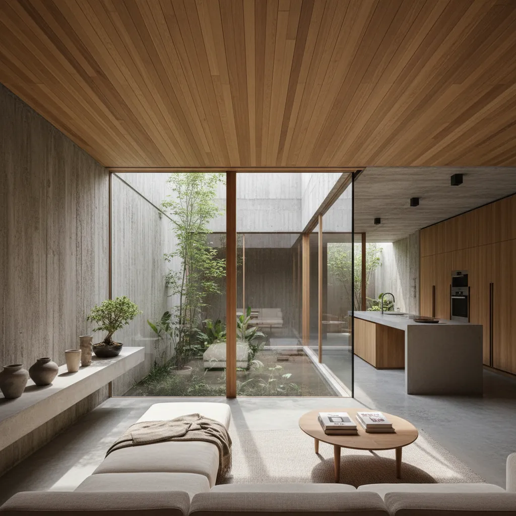 Casas debajo de la tierra: diseño de interiores