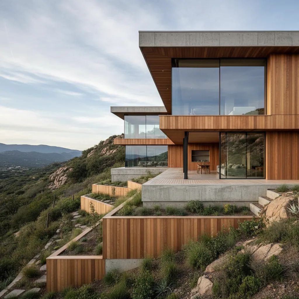 Diseños de casas en terrenos con desnivel