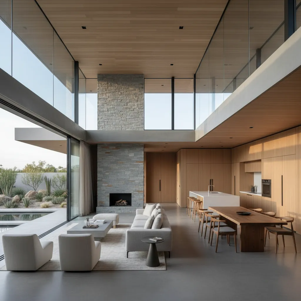 Diseño de casas de una planta con 3 dormitorios