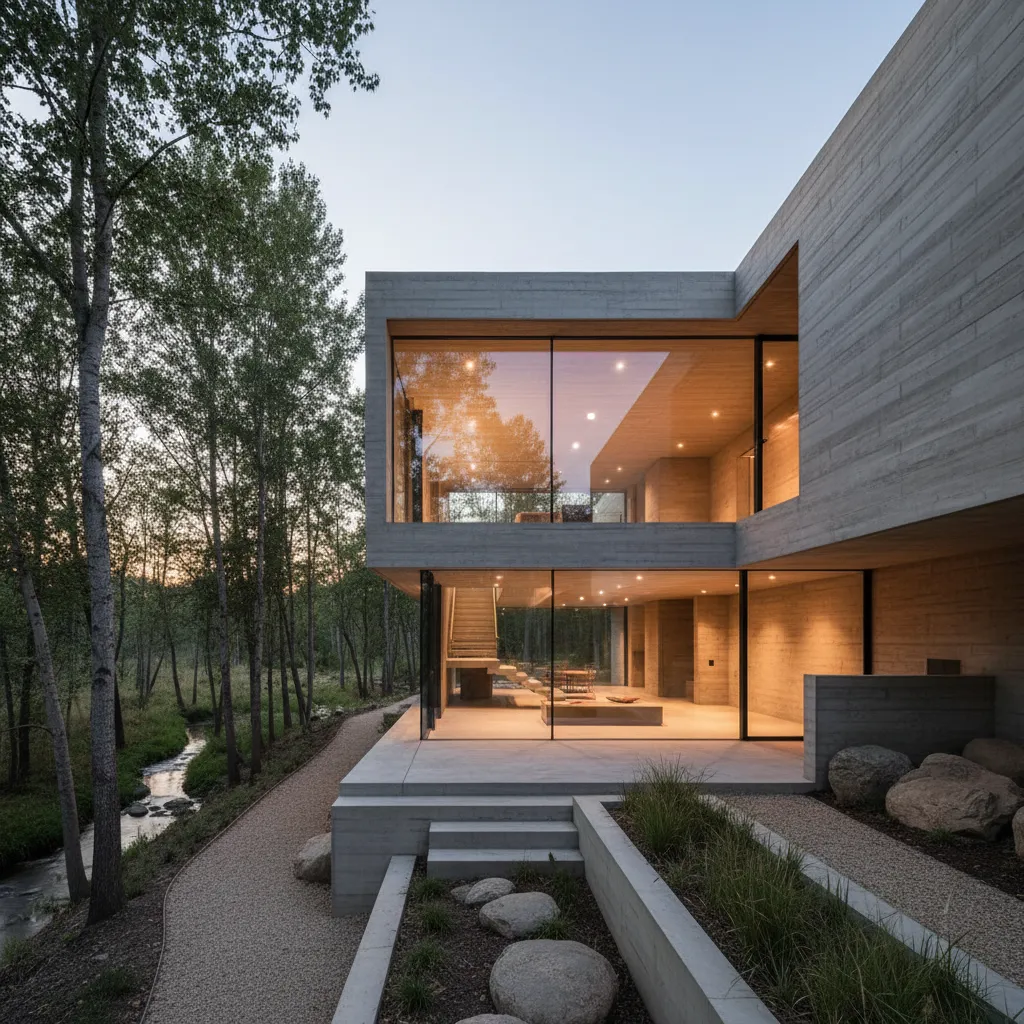 Casas de hormigón de diseño: ideas y ventajas