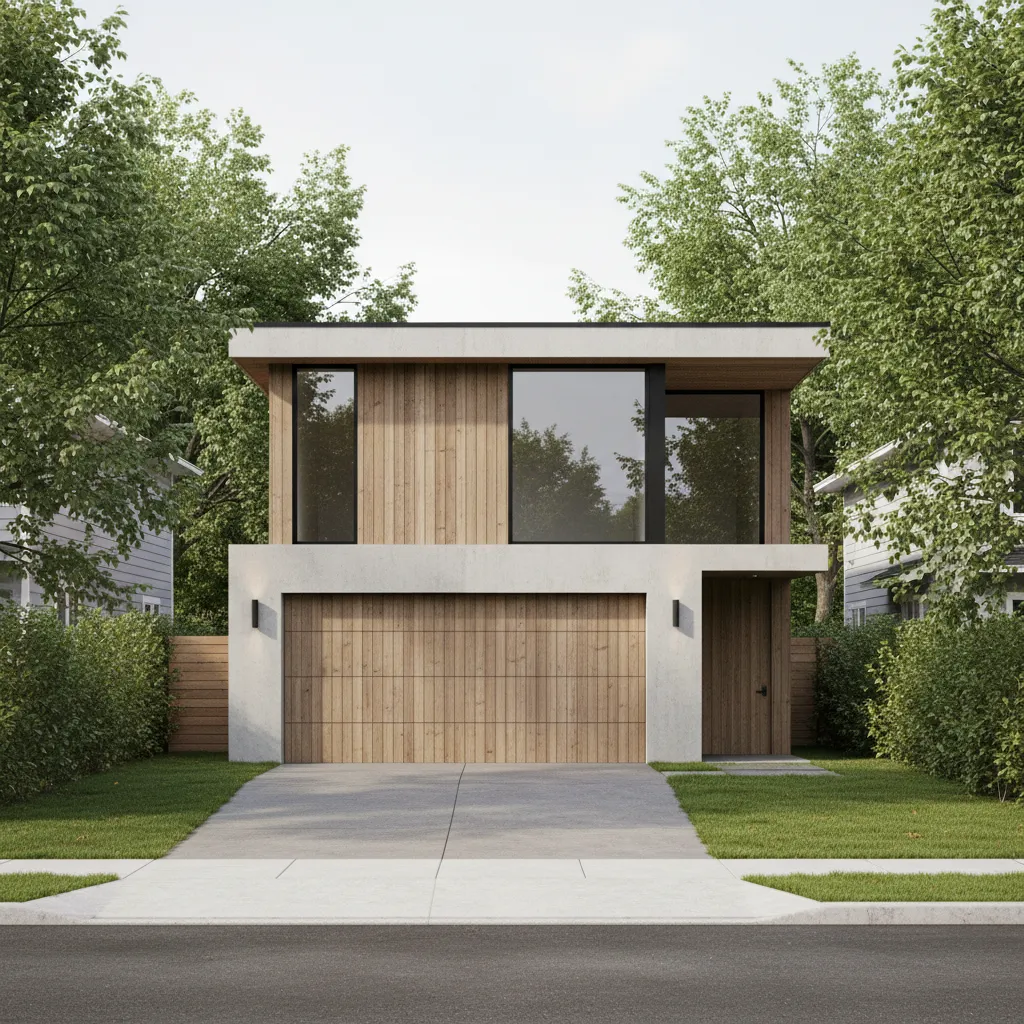 Diseños de casas pequeñas con garaje bonitas y económicas