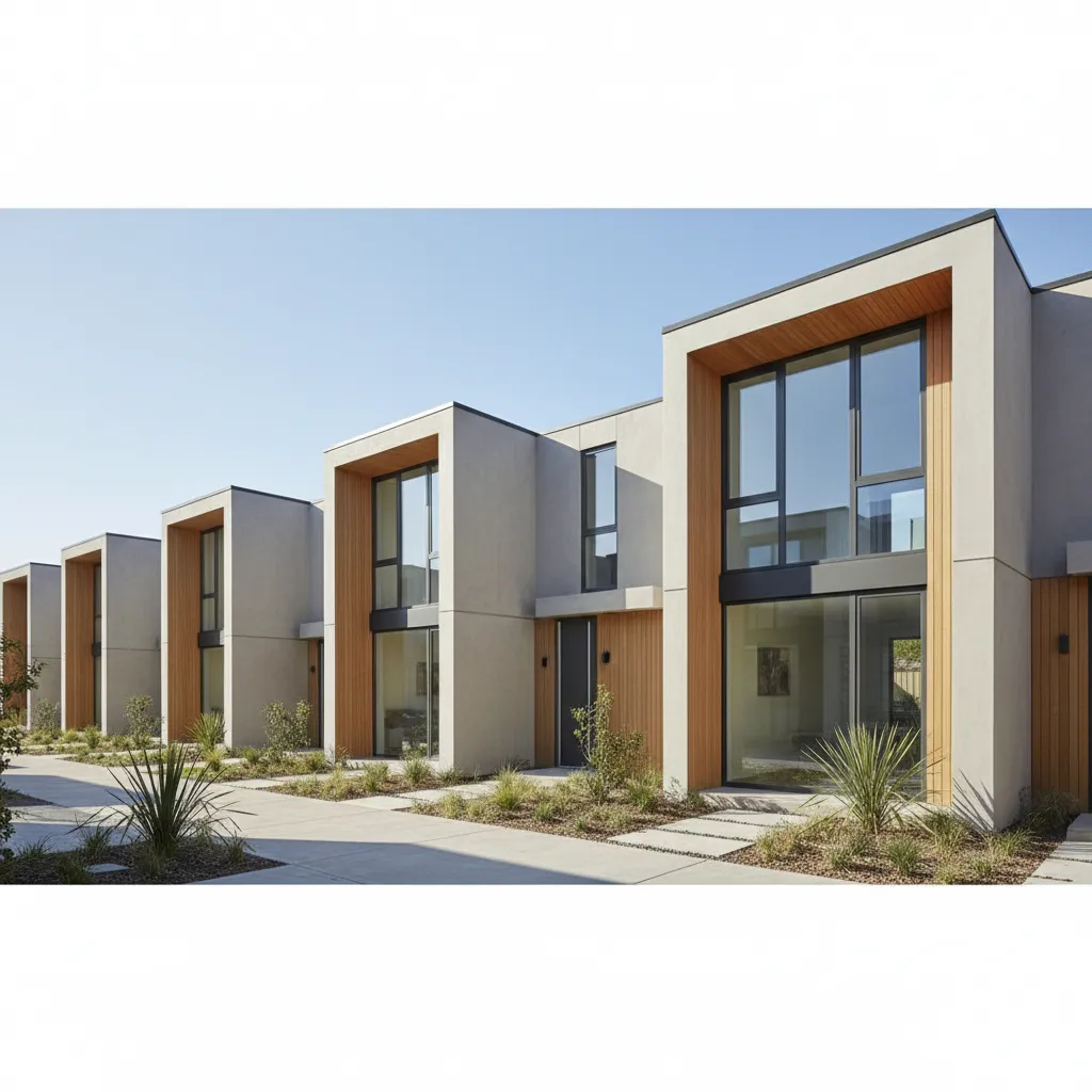 Casas prefabricadas de diseño adosadas HOMM