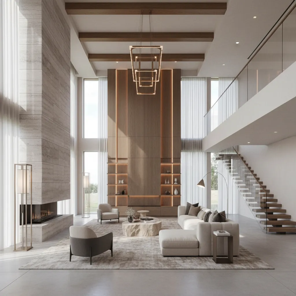 Casas de diseño con techos altos: ideas y ventajas