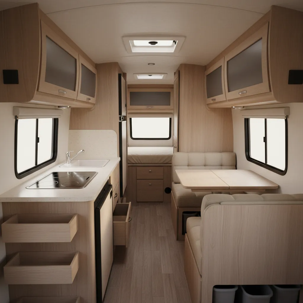 Space Optimization Tips for Casita Travel Trailer Interiors