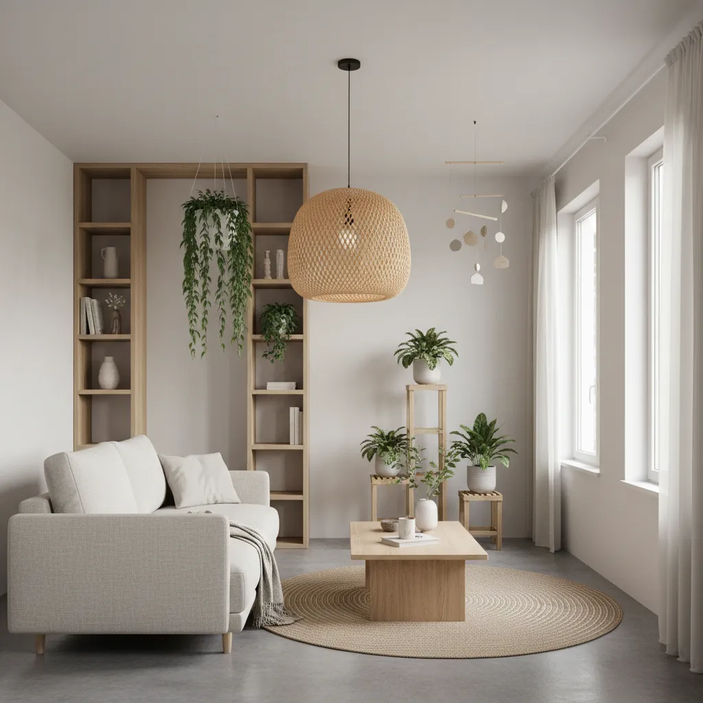 How I Balance Ceiling Hanging Decor in Small Rooms