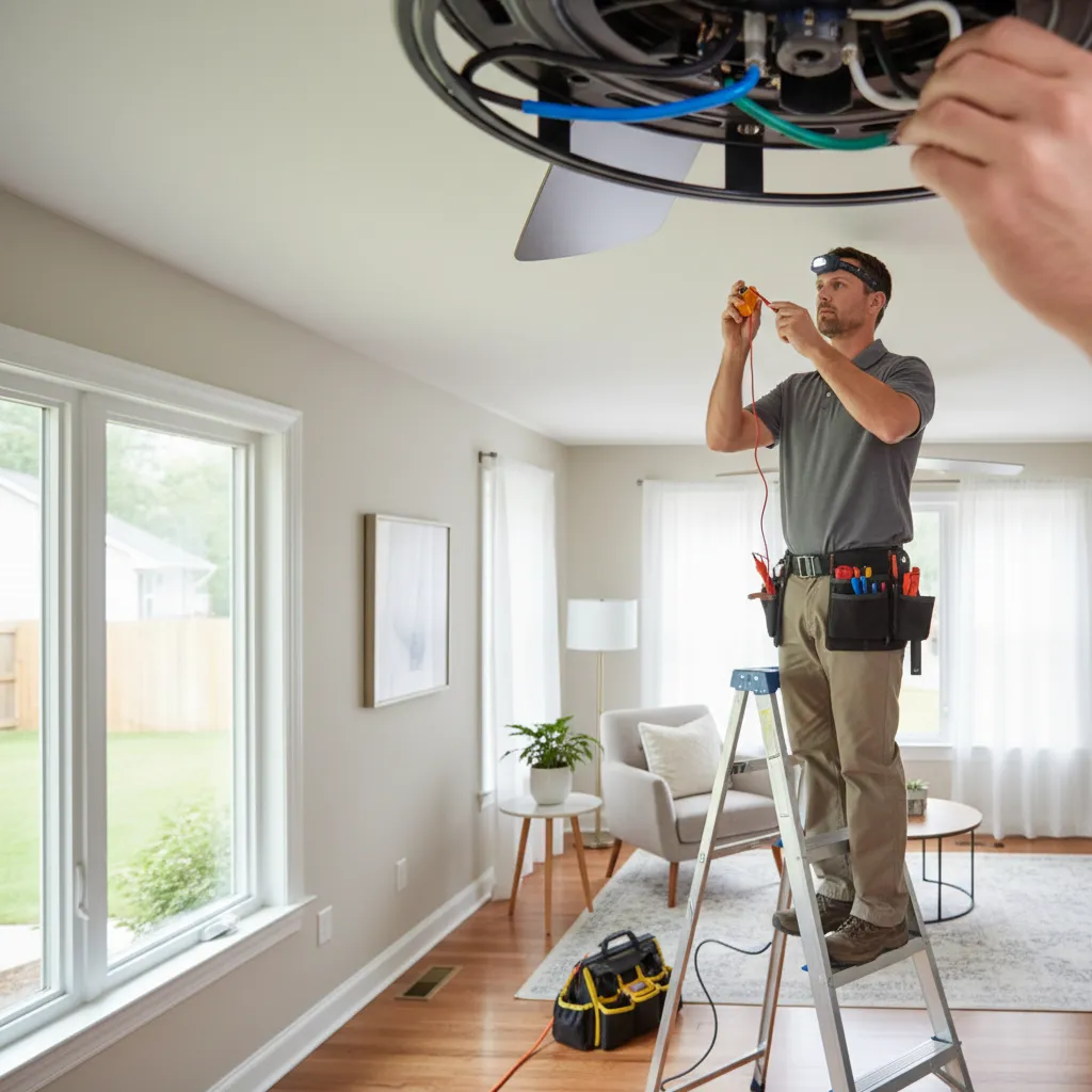 How to Fix a Ceiling Fan Light That Won’t Turn On (Blue Wire Troubleshooting): Step‑by‑step diagnostics to identify blue wire issues and restore your ceiling fan light safely.