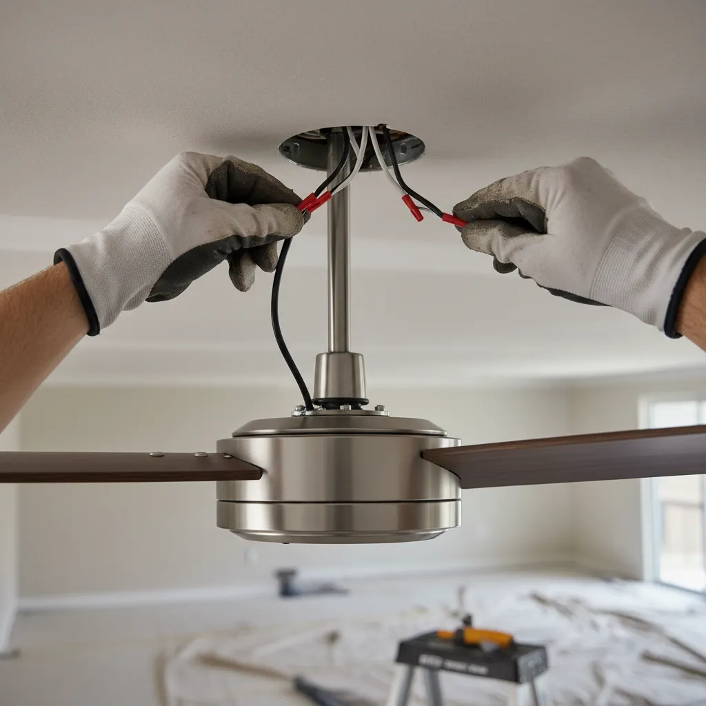 What the Black Wire Controls in a Ceiling Fan