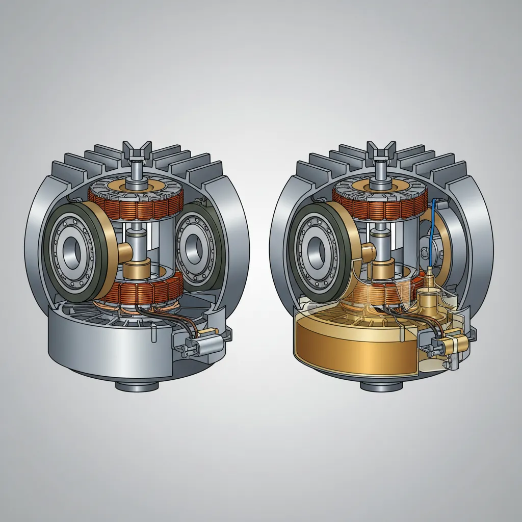 Comparison diagram of sealed bearing motor and oil bath ceiling fan motor