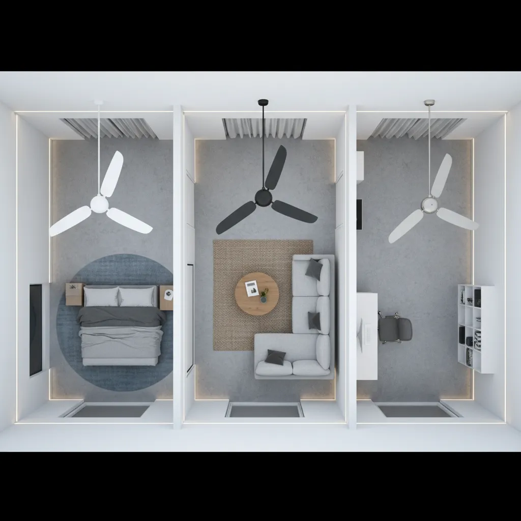 Correct Ceiling Fan Size for Each Room