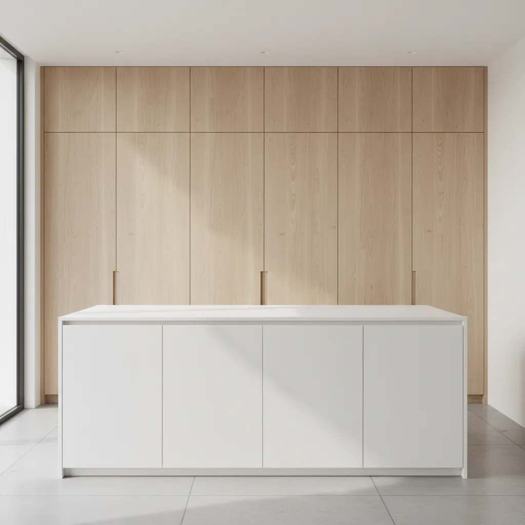 small kitchen with ceiling height cabinets maximizing vertical storage