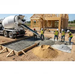 Cement vs Ready Mix Concrete for a 1500 Sq Ft House