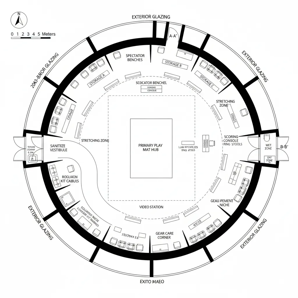 Central Mat Hub + Ring of Functions