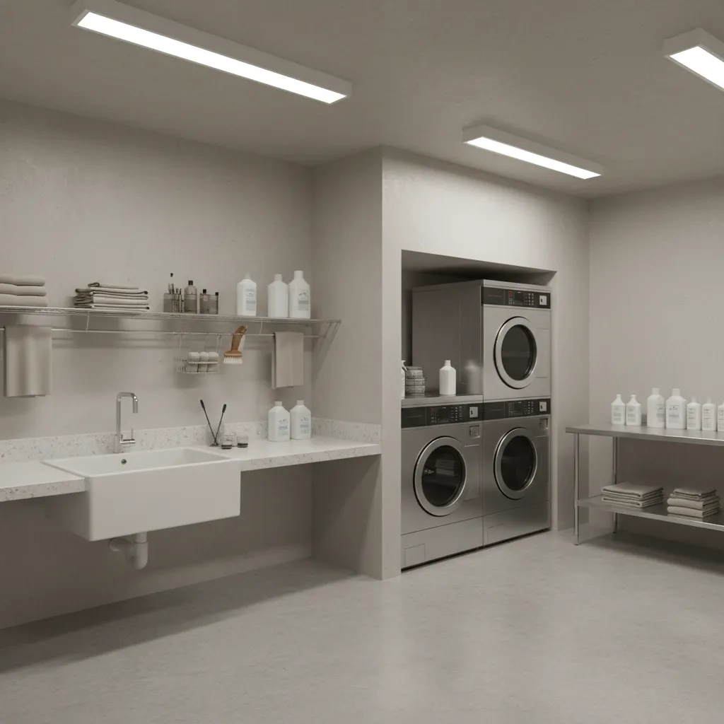 Ceramic Laundry Sinks in Commercial and Professional Environments