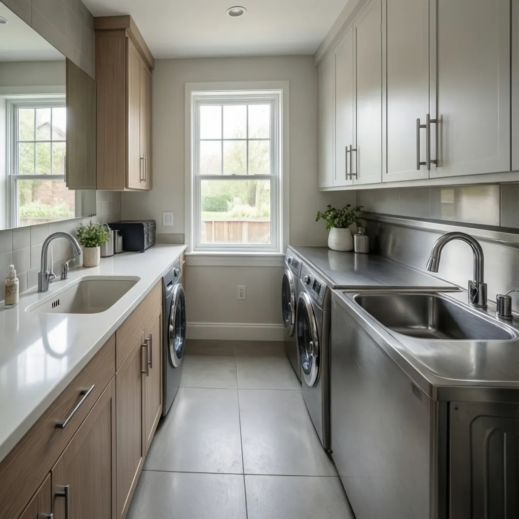 Ceramic vs Stainless Steel Laundry Room Sinks: Which Material Is Better?