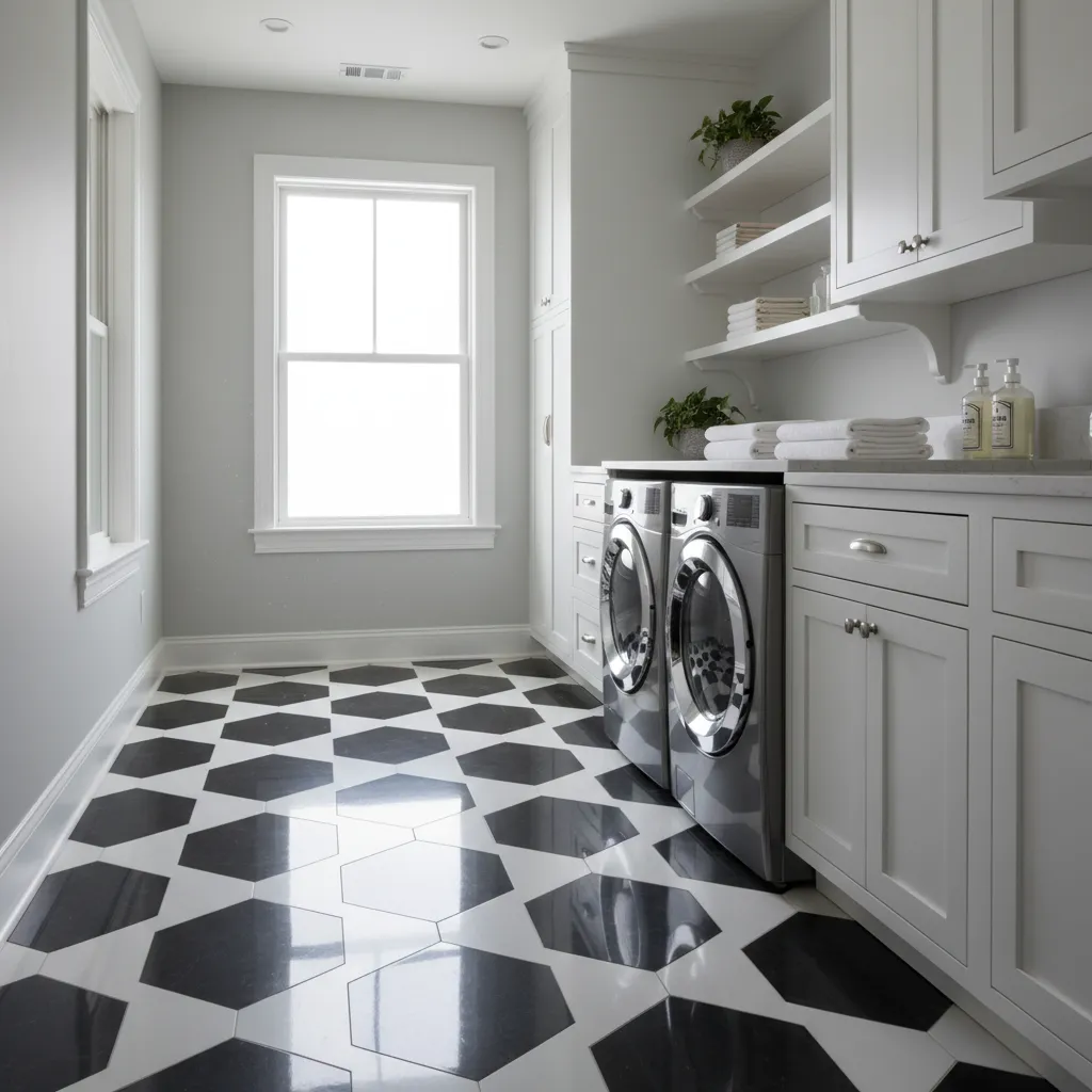 Clean Checkerboard Laundry Floors: 6 Easy Care Tips