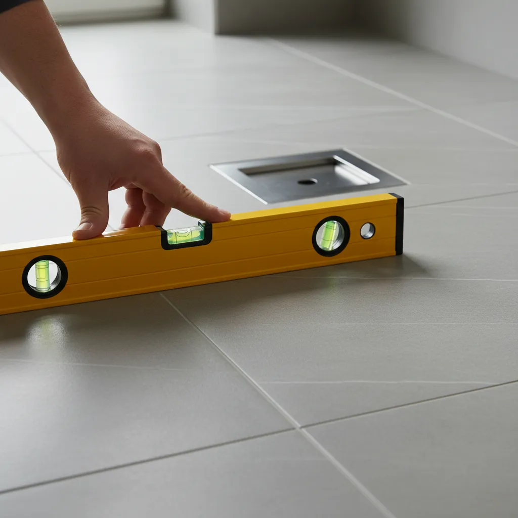 How to Check Bathroom Floor Slope Using Simple Tools