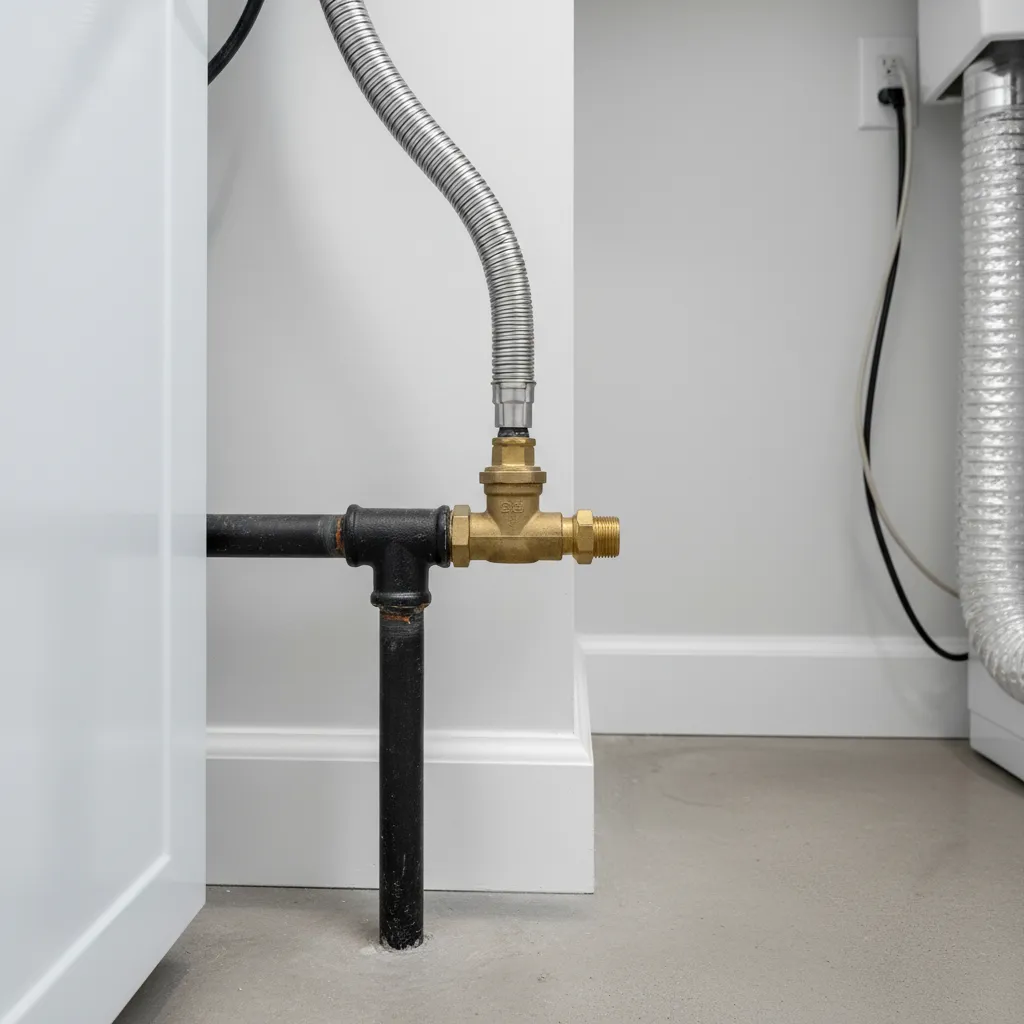 Check the Gas Dryer and Nearby Appliances