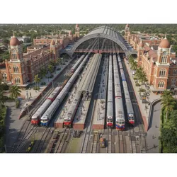 Best Software for Creating a Chennai Railway Station 3D Model