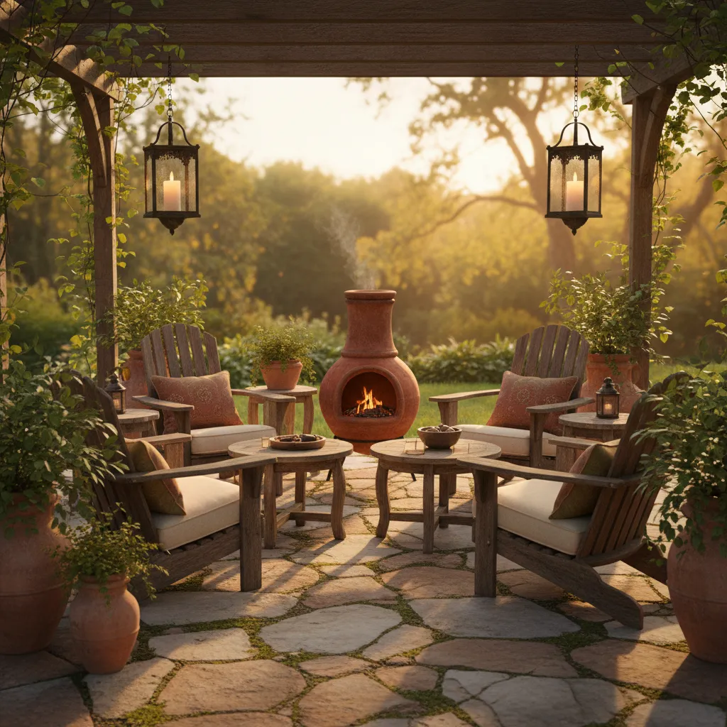 How to Choose the Right Decor Around Your Chiminea