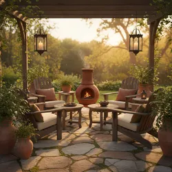 How to Choose the Right Decor Around Your Chiminea