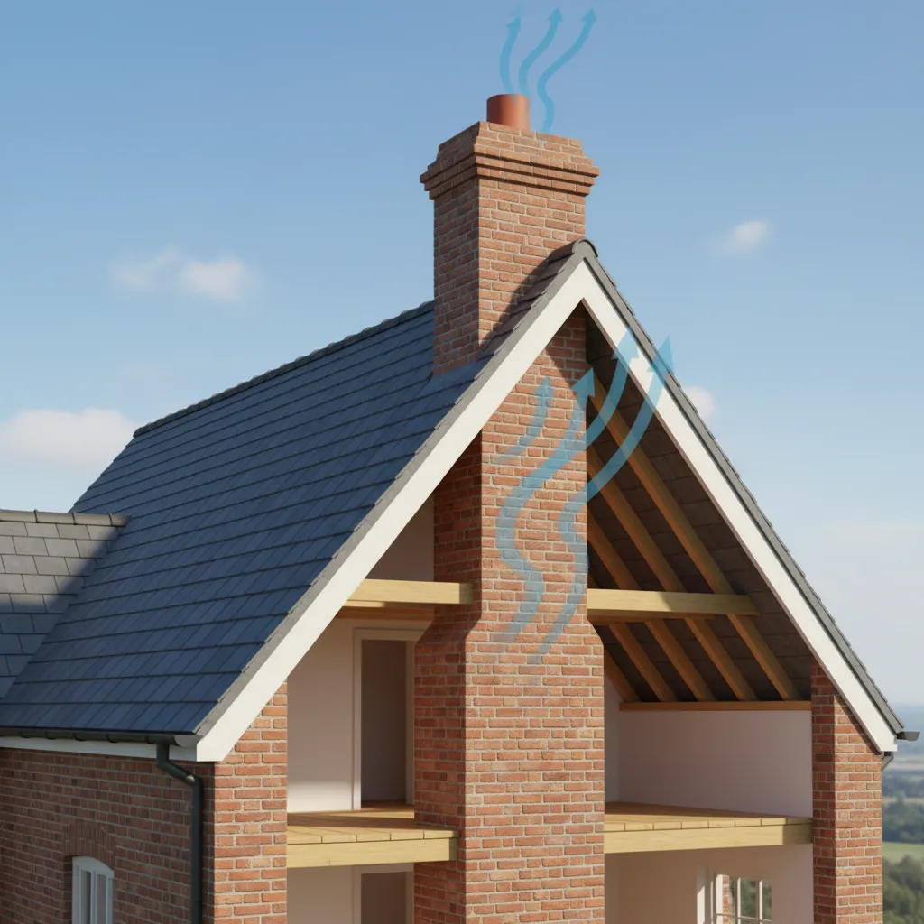 How Chimney Height and Placement Affect Airflow