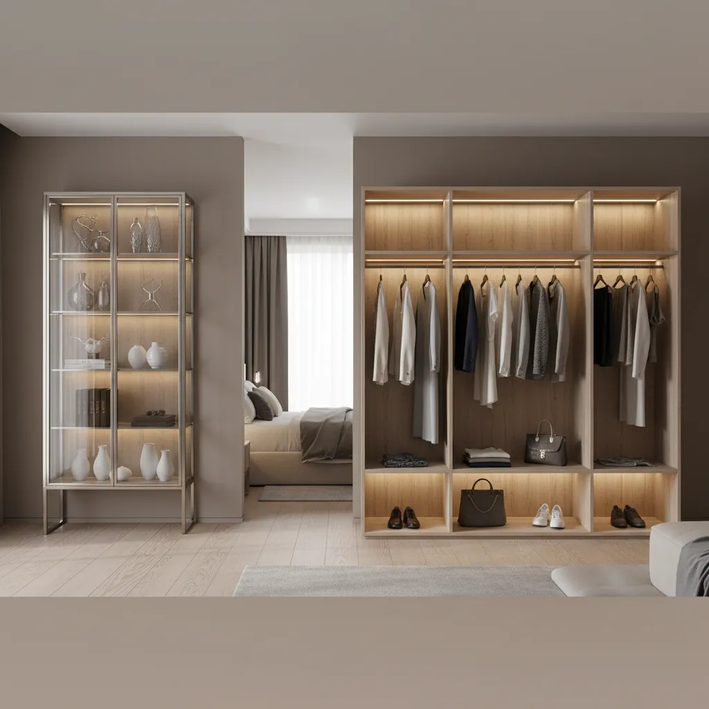 China Cabinet vs Wardrobe Display Units for Bedroom Decor