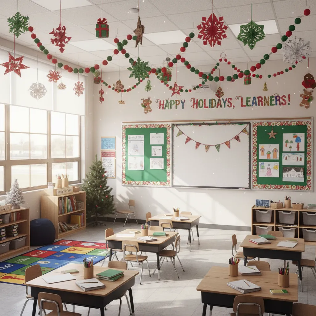 DIY vs Store-Bought Christmas Classroom Decorations