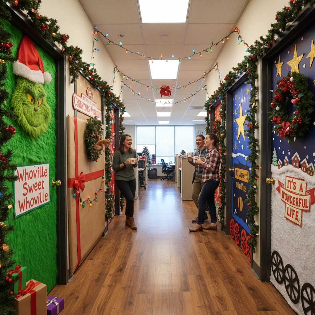 Judging Criteria for a Christmas Movie Door Decorating Contest