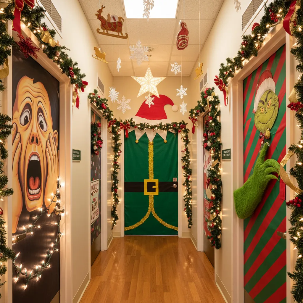 Best Christmas Movie Themes for Door Decorating Contests