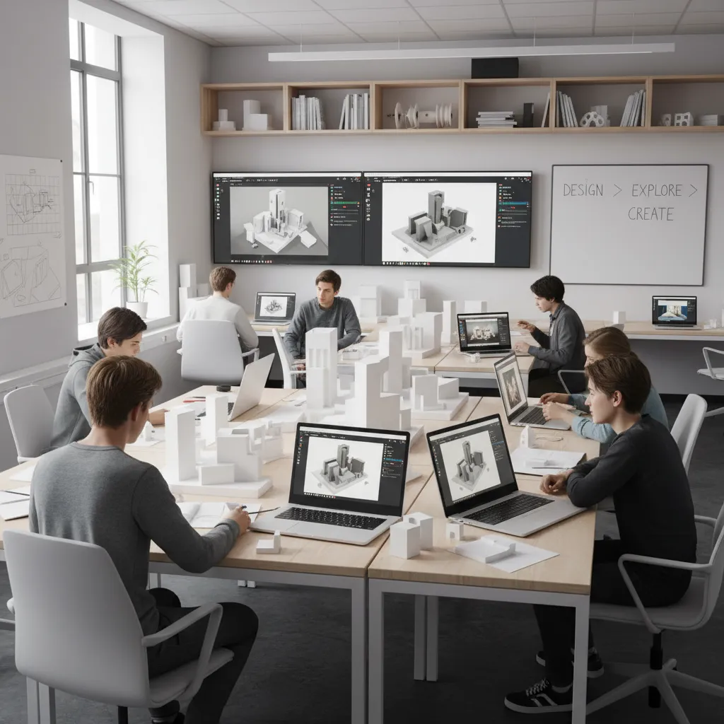 Chromebook 3D Modeling in Schools