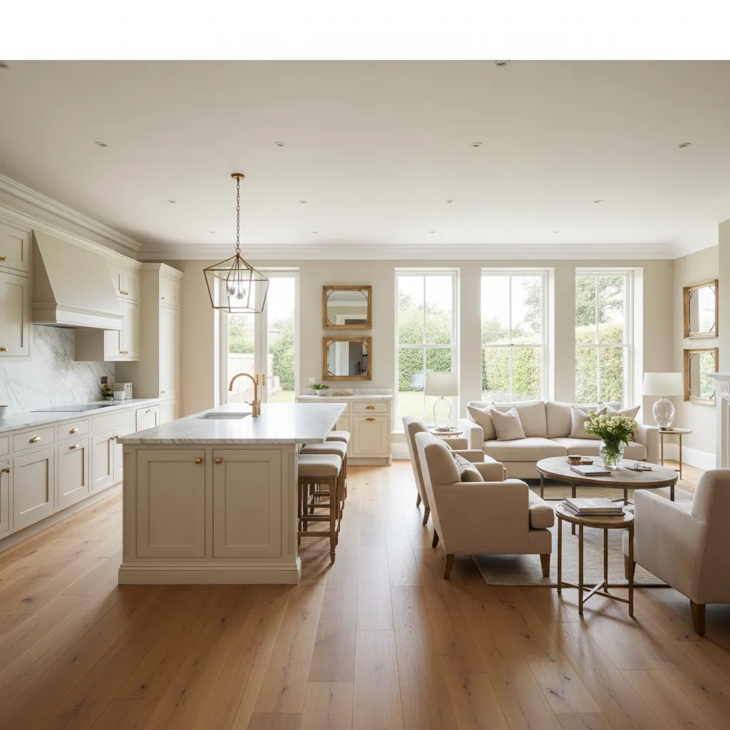 Classic Kitchen Design for Living Room That Feels Elegant and Functional