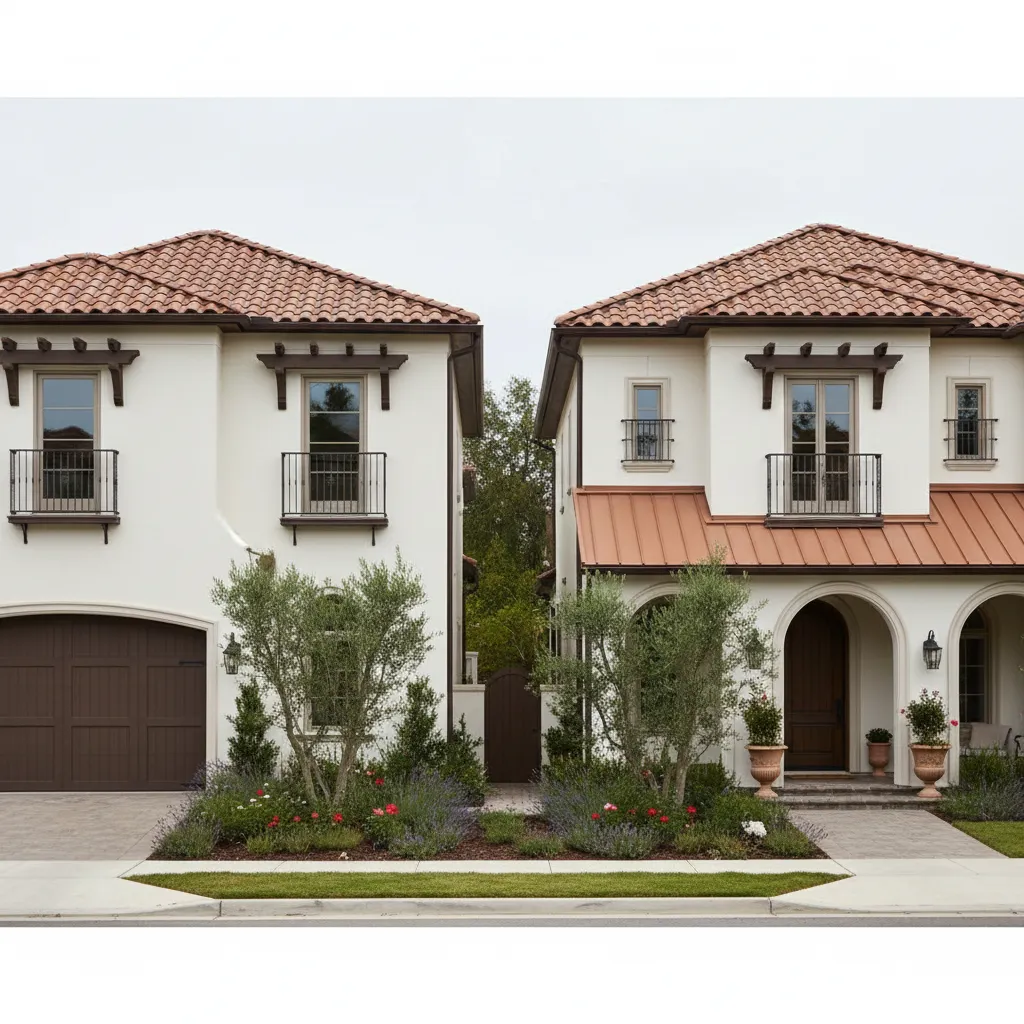 Clay Color Metal Roof vs Traditional Clay Tile Comparison