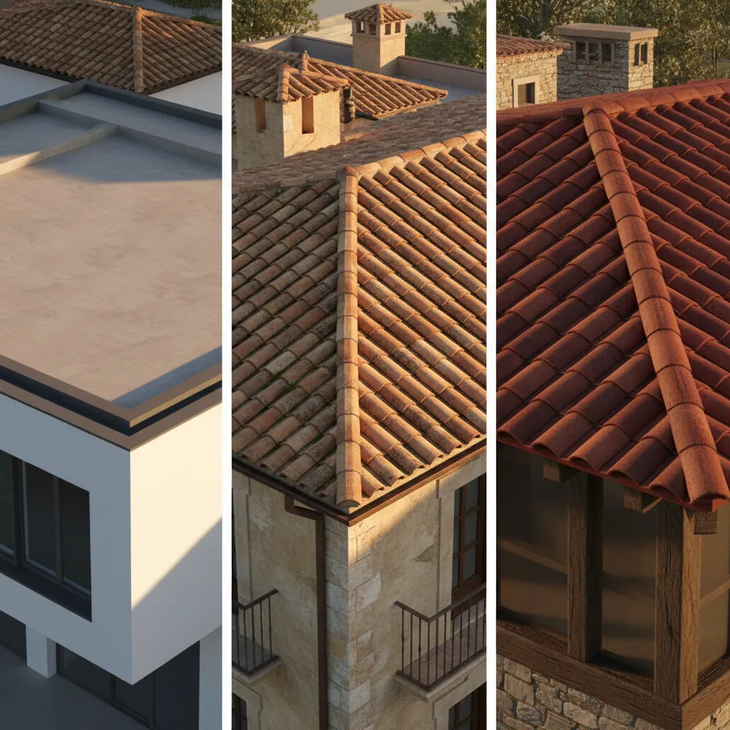 Flat Clay Roof Tiles vs S Curve and Barrel Tiles Explained