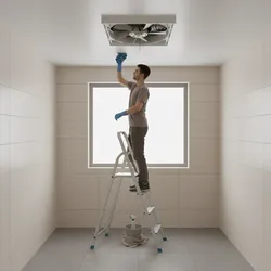 How to Clean and Maintain a Bathroom Exhaust Fan After Removing the Cover