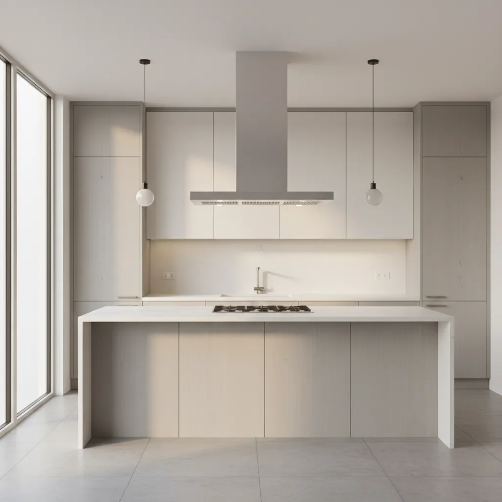 Clean kitchen exhaust fan above stove after grease removal