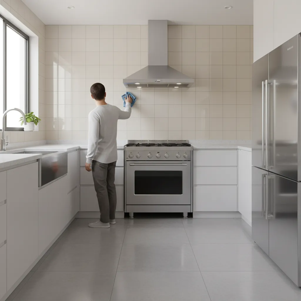 How to Clean Kitchen Wall Tiles Easily (Without Damaging Grout)