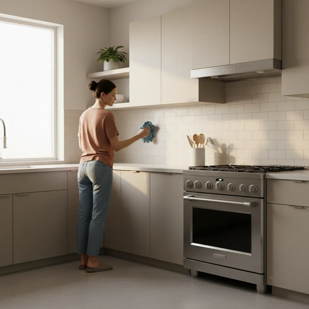 How to Clean Grease Off Kitchen Walls Without Damaging Paint