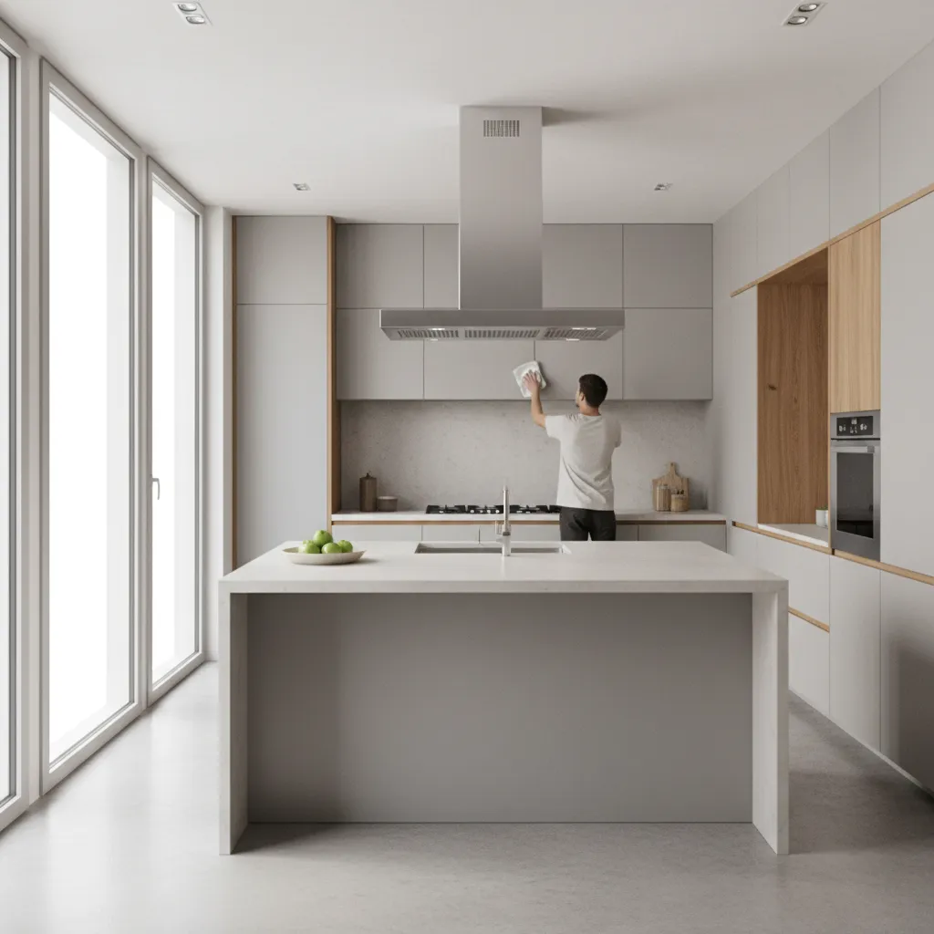 How to Remove Oil Stains from Kitchen Chimney Easily