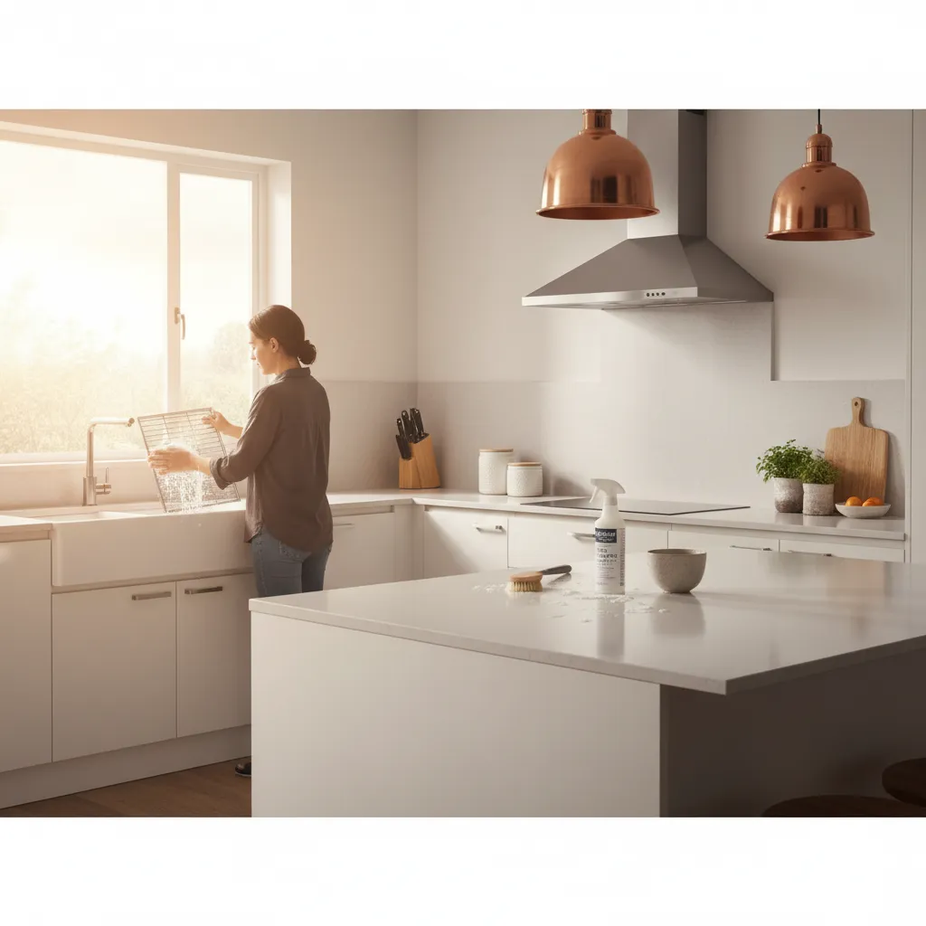 How to Remove Grease from Kitchen Exhaust Fan (Step‑by‑Step)